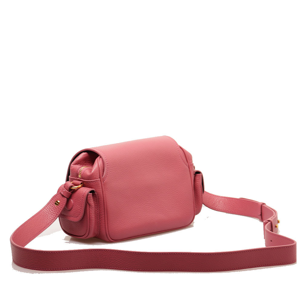 Borsa Donna a Tracolla COCCINELLE in Pelle Colore Rosewood linea Campus Small