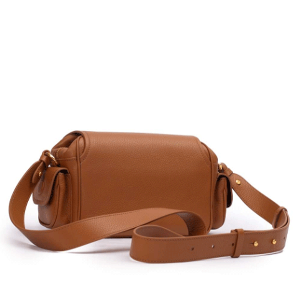 Borsa Donna a Tracolla COCCINELLE in Pelle Colore Cuir linea Campus Small
