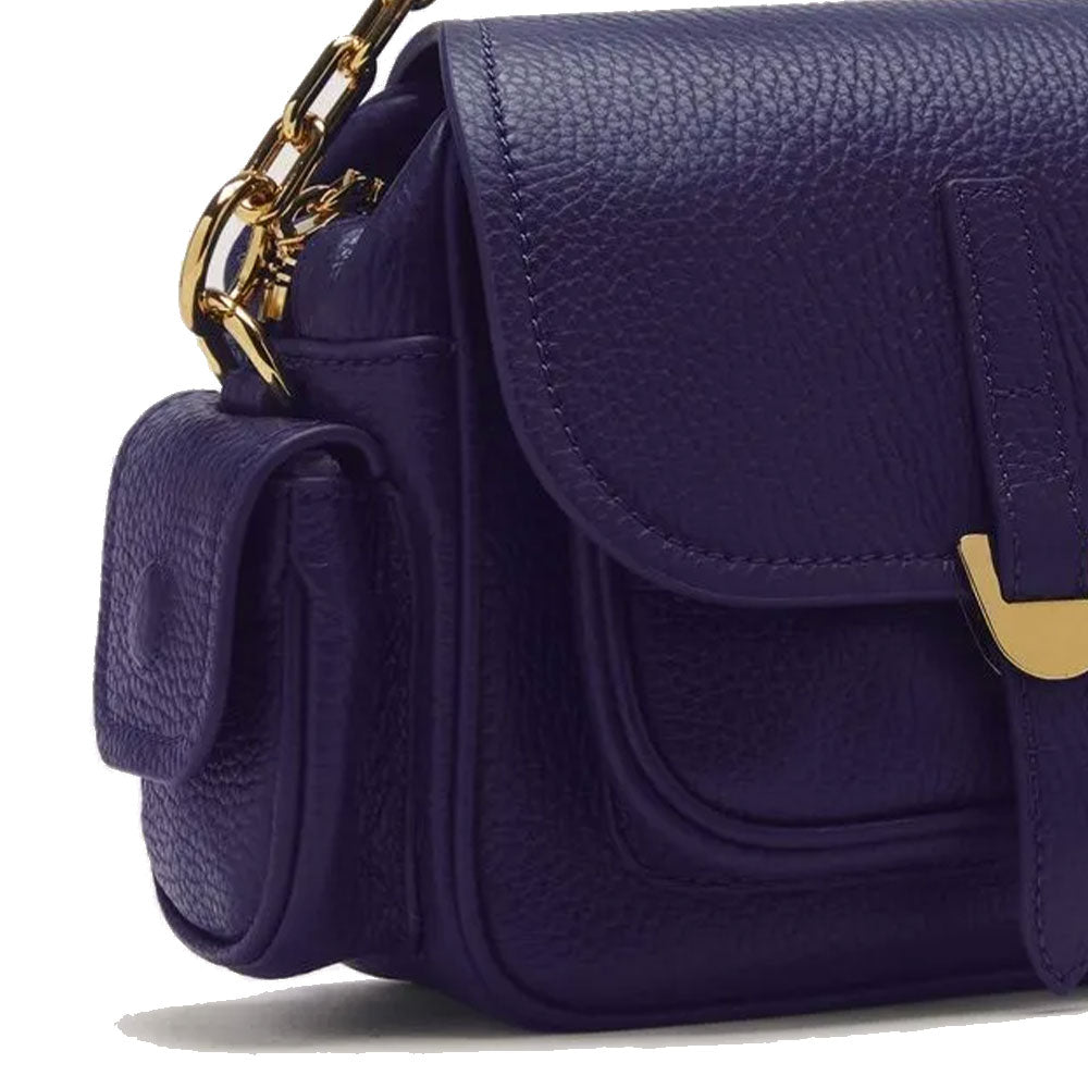 Borsa Donna a Mano COCCINELLE in Pelle Colore Royal Blue linea Campus Mini