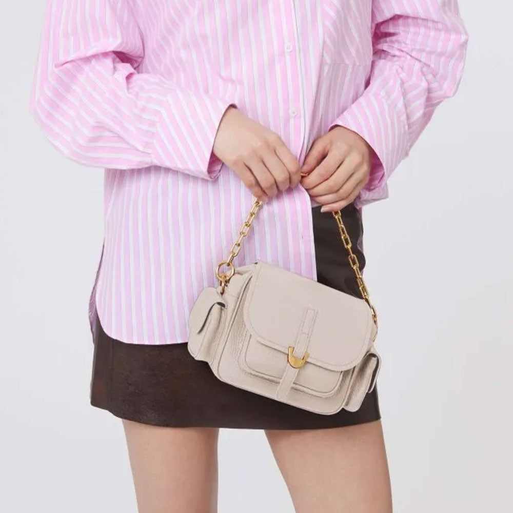 COCCINELLE Campus Mini Linie
Damen Handtasche aus Leder in Lambskin Weiß