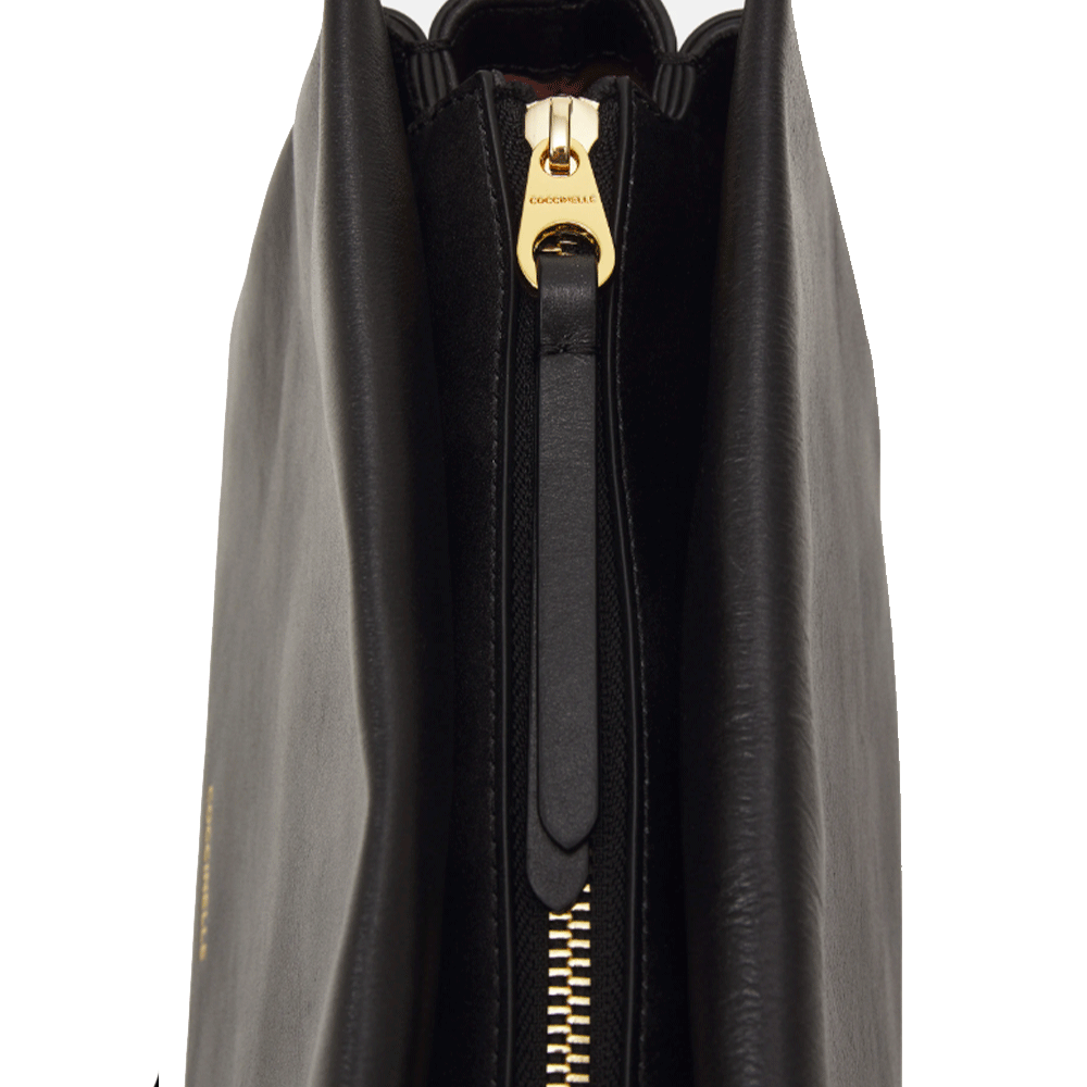Borsa Donna a Mano COCCINELLE linea Boheme Small in Pelle Liscia Nera