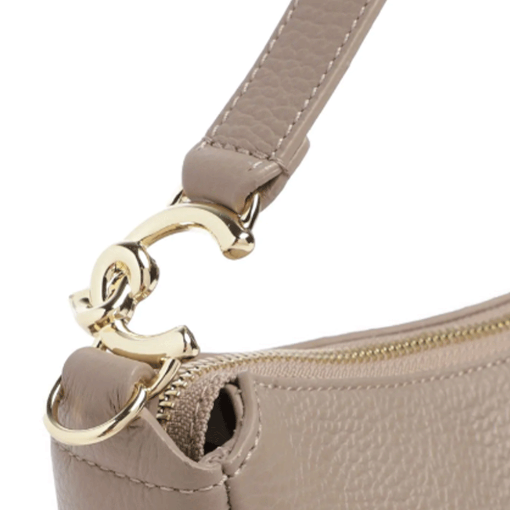Borsa Donna a Spalla COCCINELLE Linea C-Easy Small Colore Warm Taupe