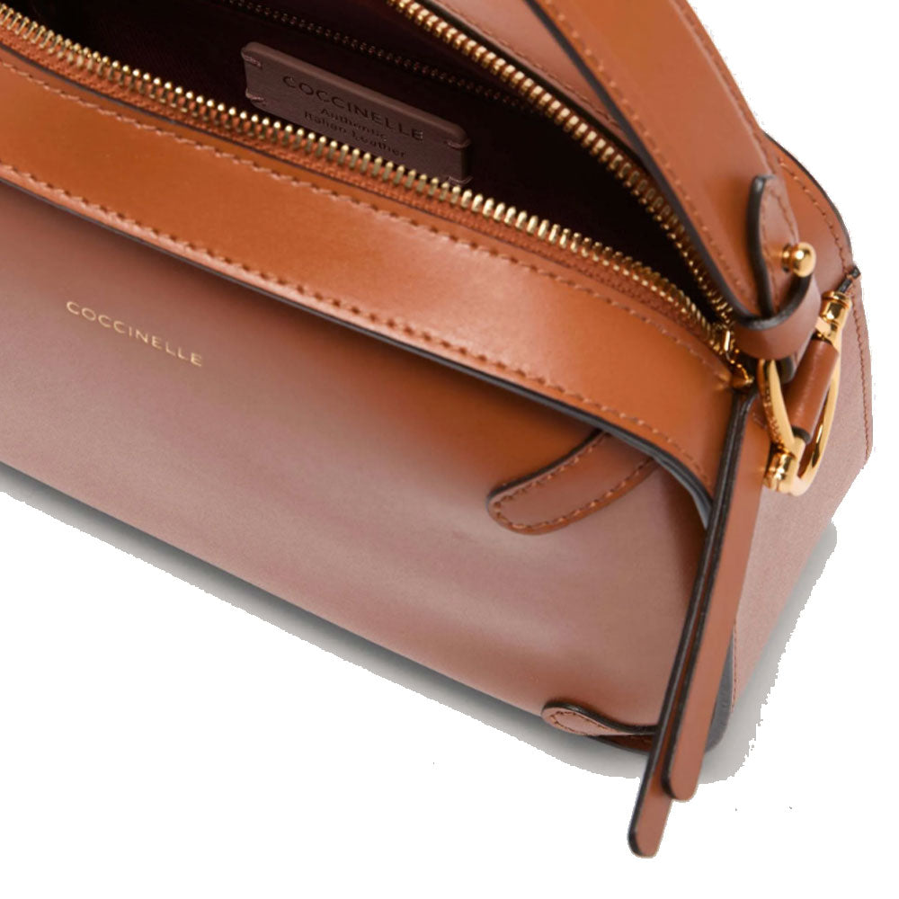 Borsa Donna a Mano COCCINELLE in Pelle linea Maleta Calf Cocker Small Colore Cuir
