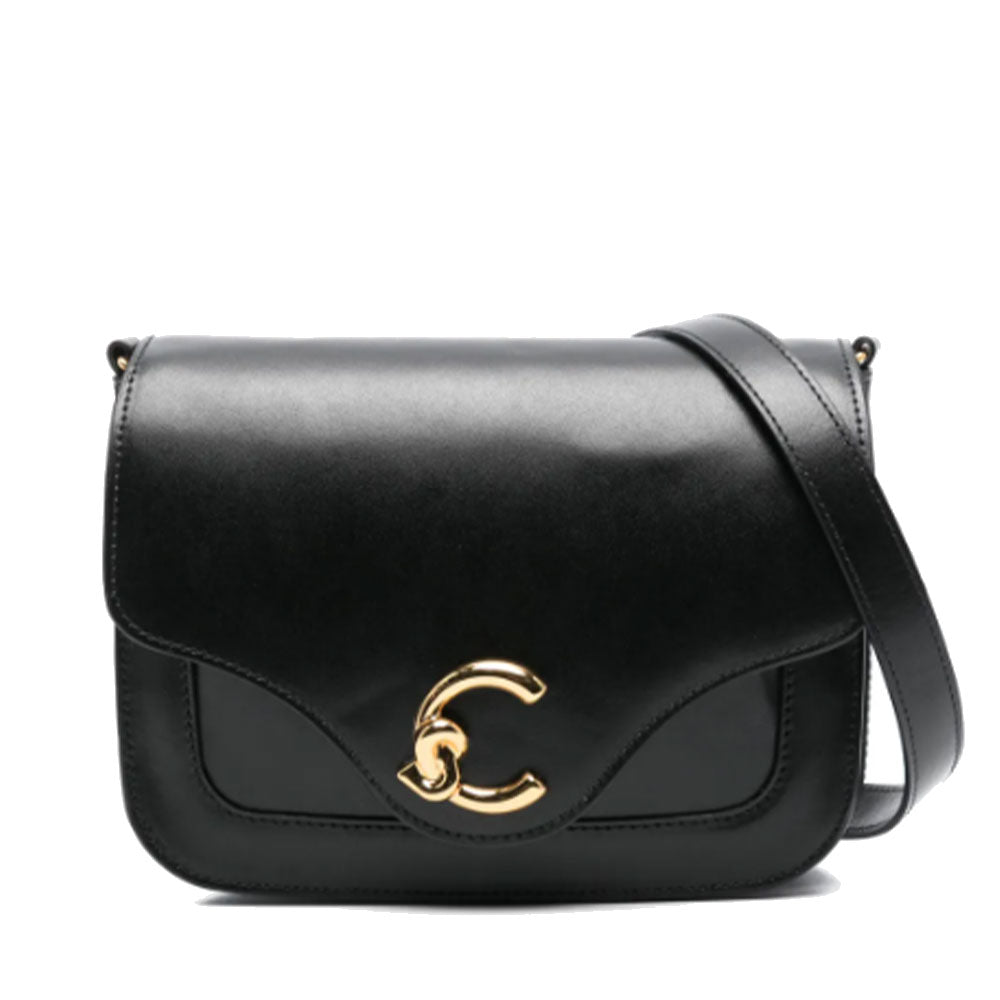 Borsa Donna a Tracolla COCCINELLE in Pelle linea C-Me Calf Cocker Small Colore Nero