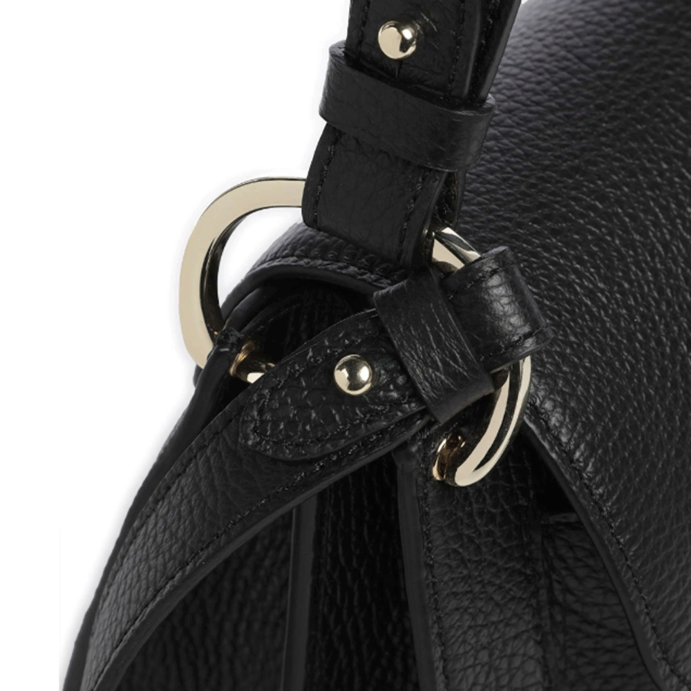 Borsa Donna a Spall COCCINELLE in Pelle linea C-Me Colore Nero