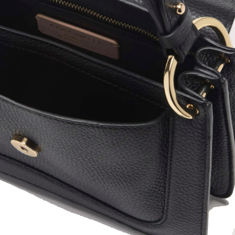 Borsa Donna a Mano COCCINELLE in Pelle linea C-Me Small Colore Nero