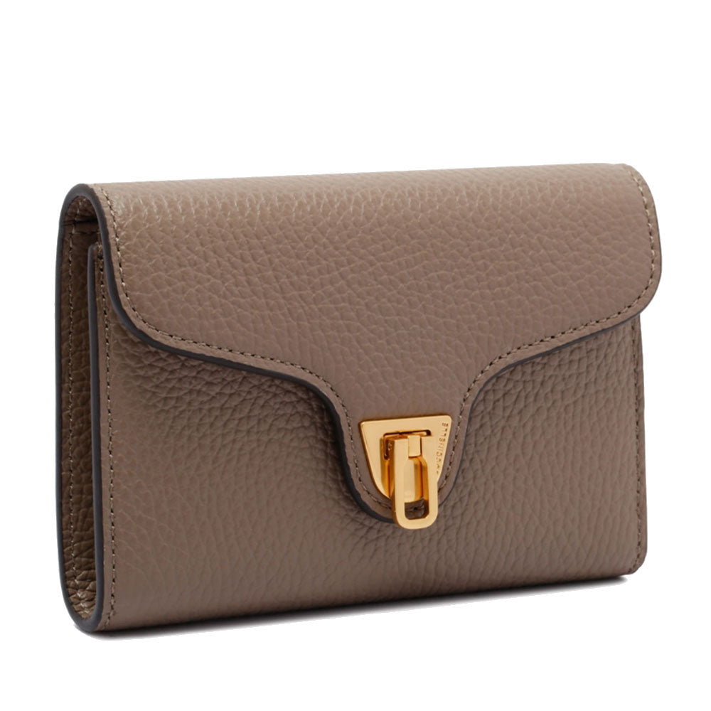 Portafoglio Donna COCCINELLE in Pelle Colore Warm Taupe Linea Beat Misura Piccola