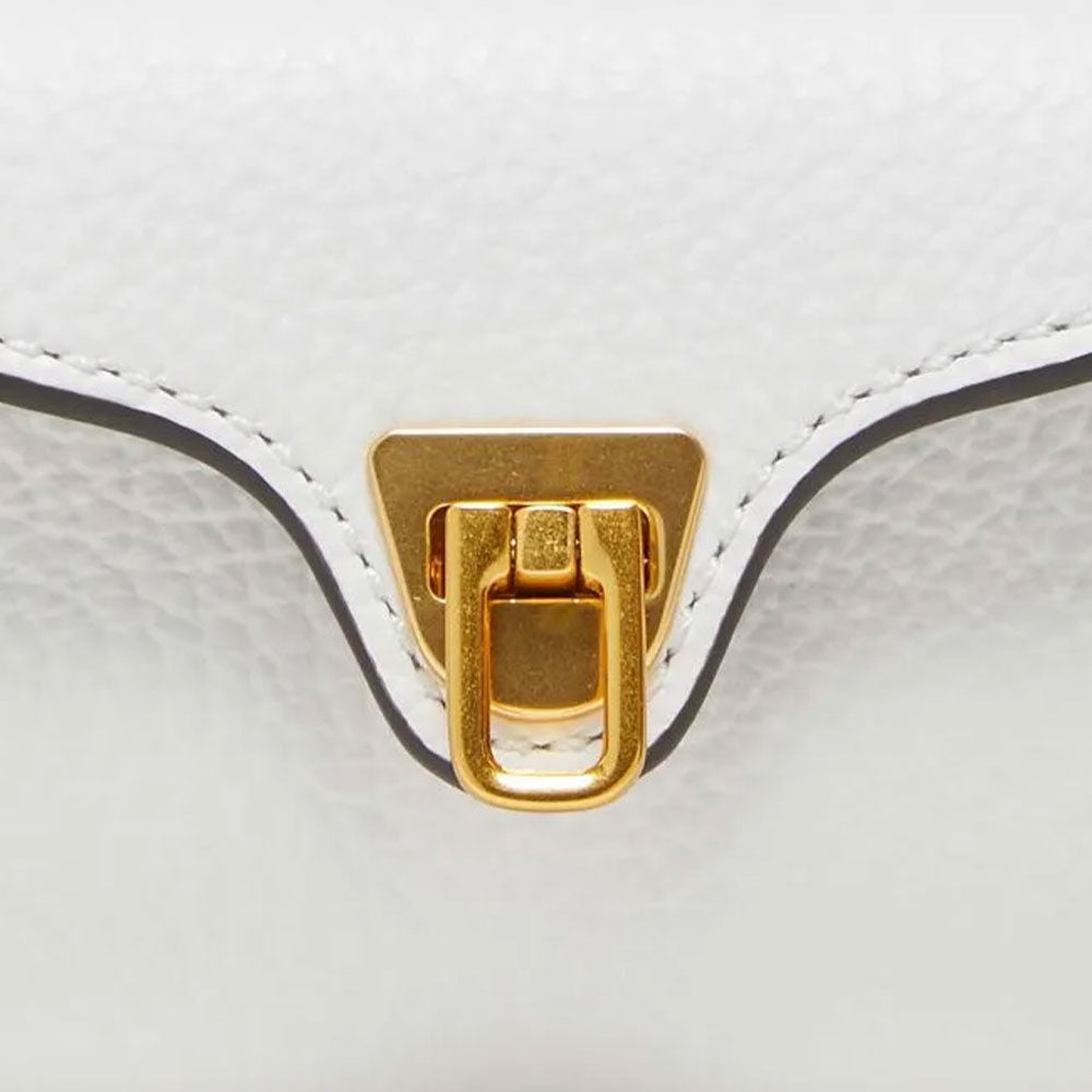 Custodia in Pelle per AirPods COCCINELLE linea Beat Colore Brillant White