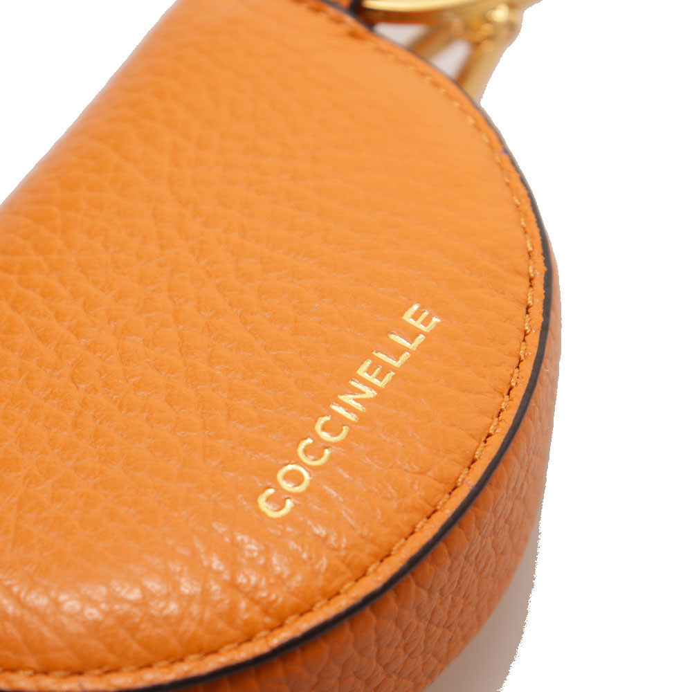 COCCINELLE Damen Leder Schlüsselanhänger, Beat Line, Paprika Farbe