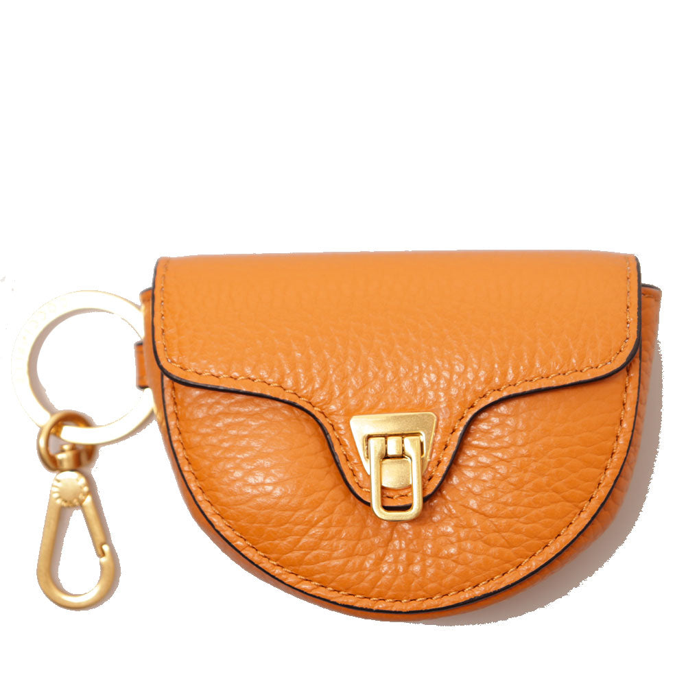 COCCINELLE Damen Leder Schlüsselanhänger, Beat Line, Paprika Farbe