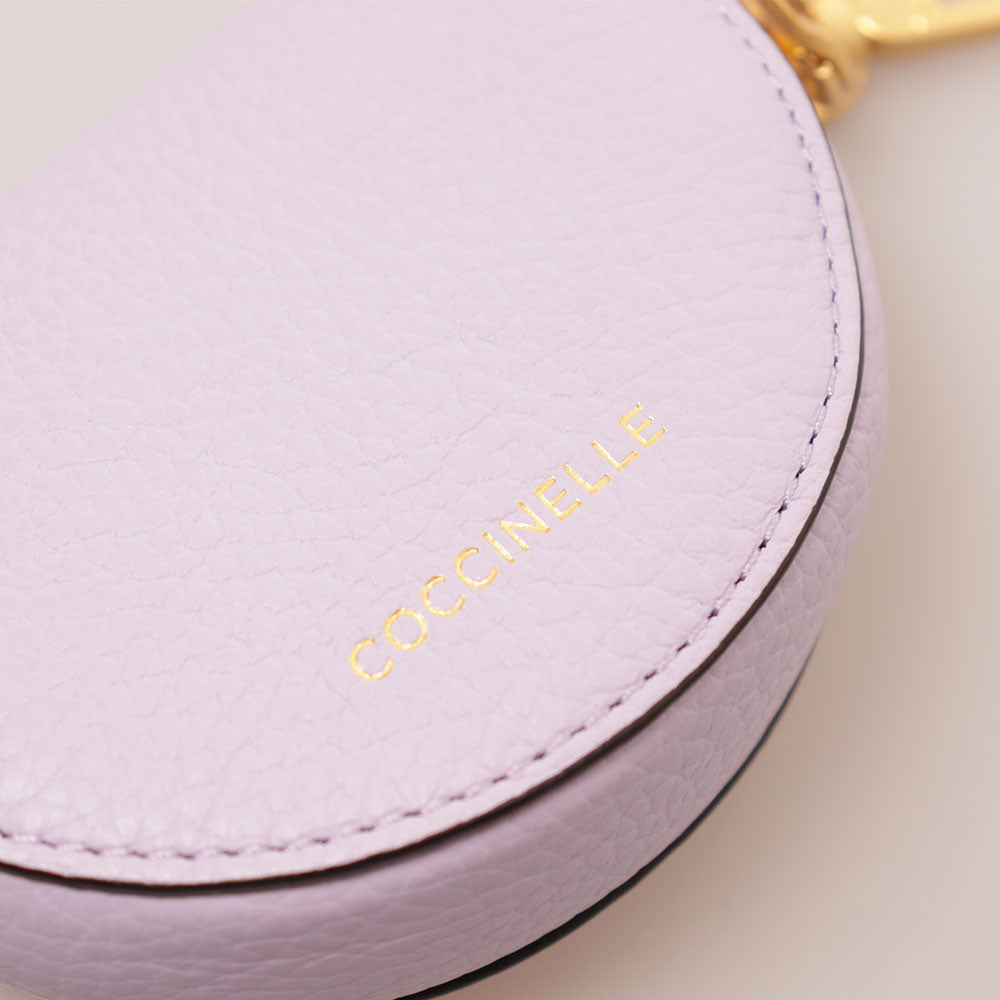 COCCINELLE Damen Leder Schlüsselanhänger, Beat Line, Lavendelfarbe