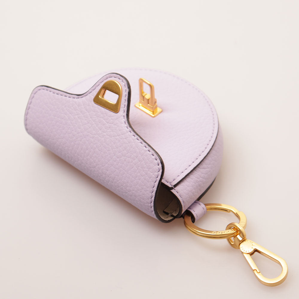 COCCINELLE Damen Leder Schlüsselanhänger, Beat Line, Lavendelfarbe