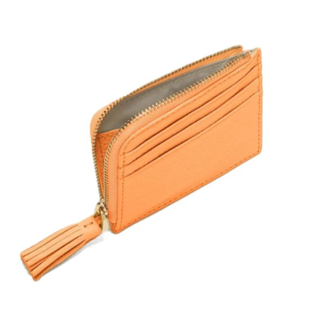 Portacarte Donna COCCINELLE in Pelle Colore Sunrise Linea Tassel