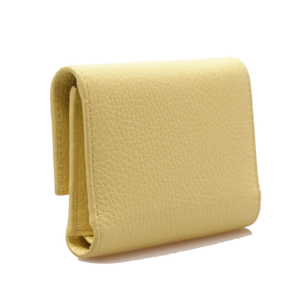 Portafoglio Donna Piccolo COCCINELLE in Pelle Colore Lime Wash Linea Binxie