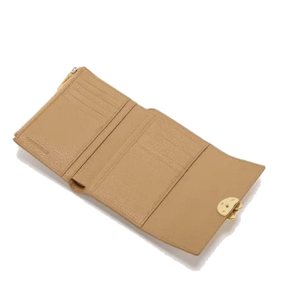 Portafoglio Donna COCCINELLE in Pelle Colore Fresh Beige Linea Binxie Misura Piccola