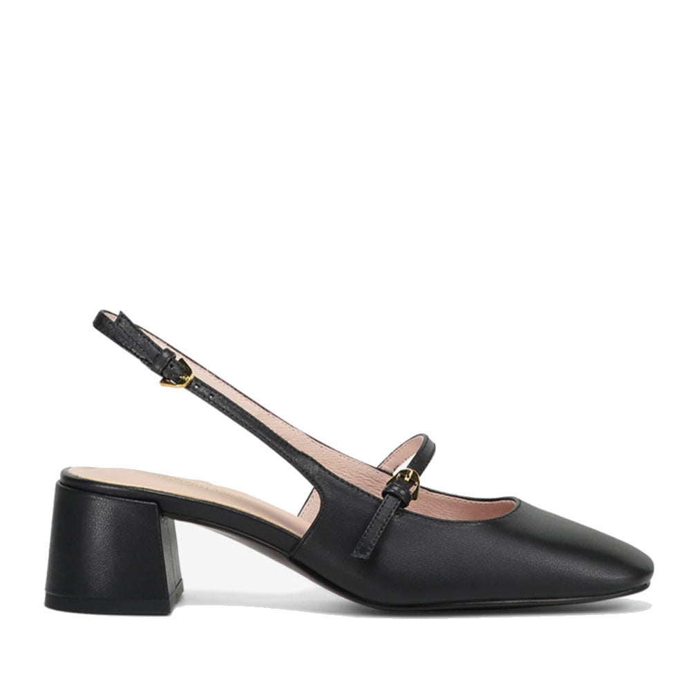 Scarpe Donna COCCINELLE Slingback in Pelle Nera