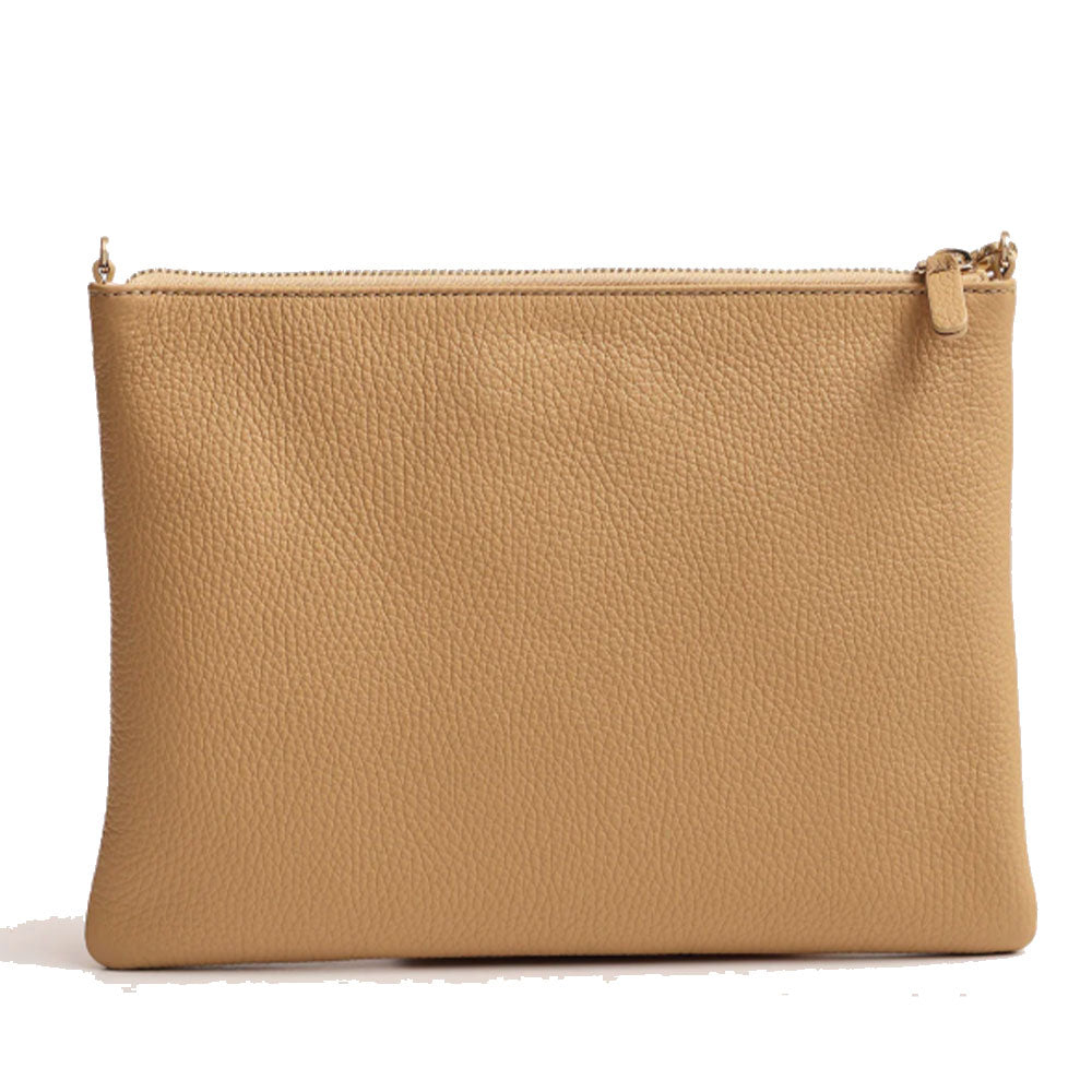 Borsa Donna a Tracolla COCCINELLE in Pelle Fresh Beige Linea Best Medium
