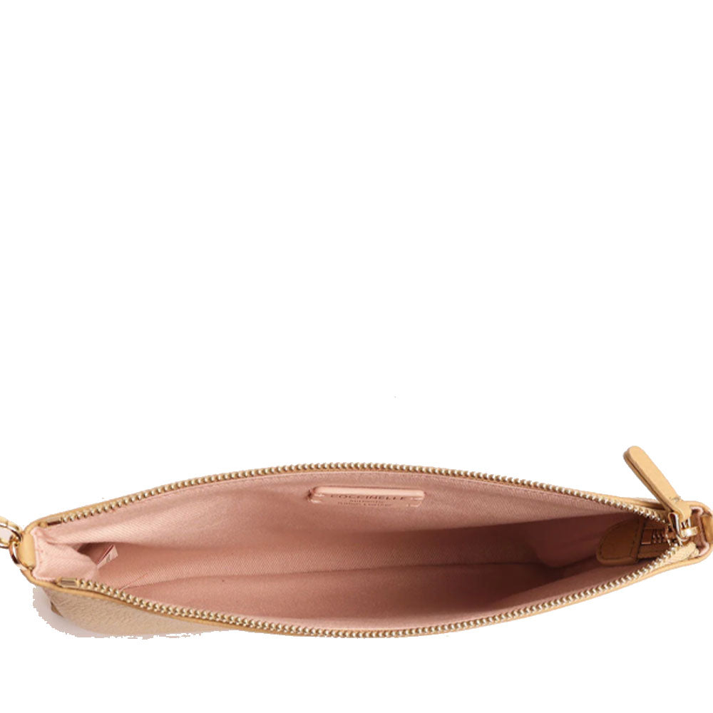 Borsa Donna a Tracolla COCCINELLE in Pelle Fresh Beige Linea Best Medium