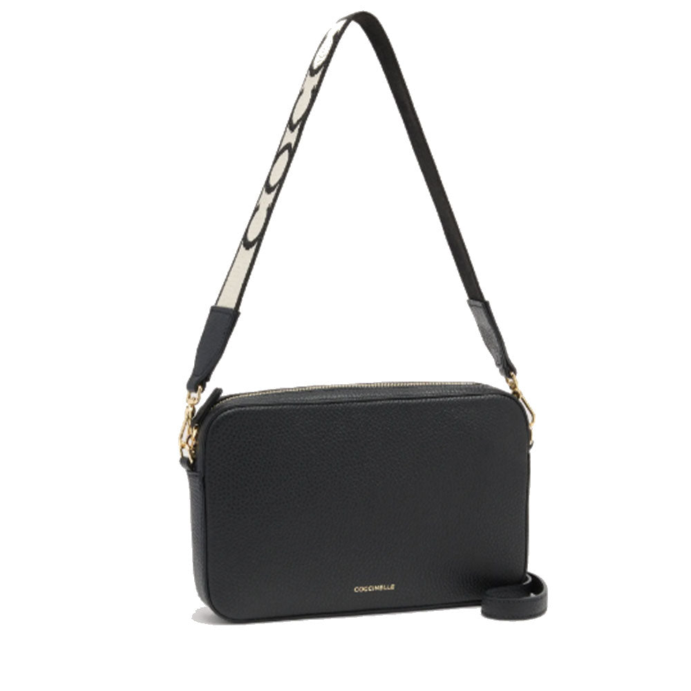 Borsa Donna a Tracolla COCCINELLE Linea Tebe Colore Nero
