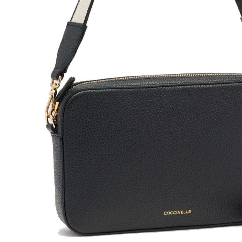 Borsa Donna a Tracolla COCCINELLE Linea Tebe Colore Nero