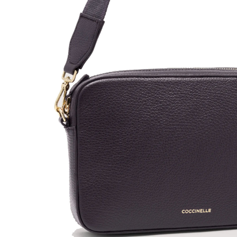 Borsa Donna a Tracolla COCCINELLE Linea Tebe Colore Prune