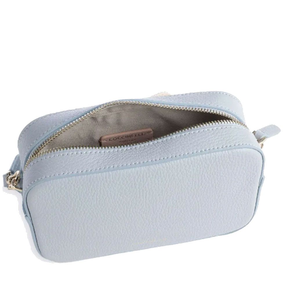 Borsa Donna a Tracolla COCCINELLE Linea Tebe Colore Mist Blue - E5MN555I101