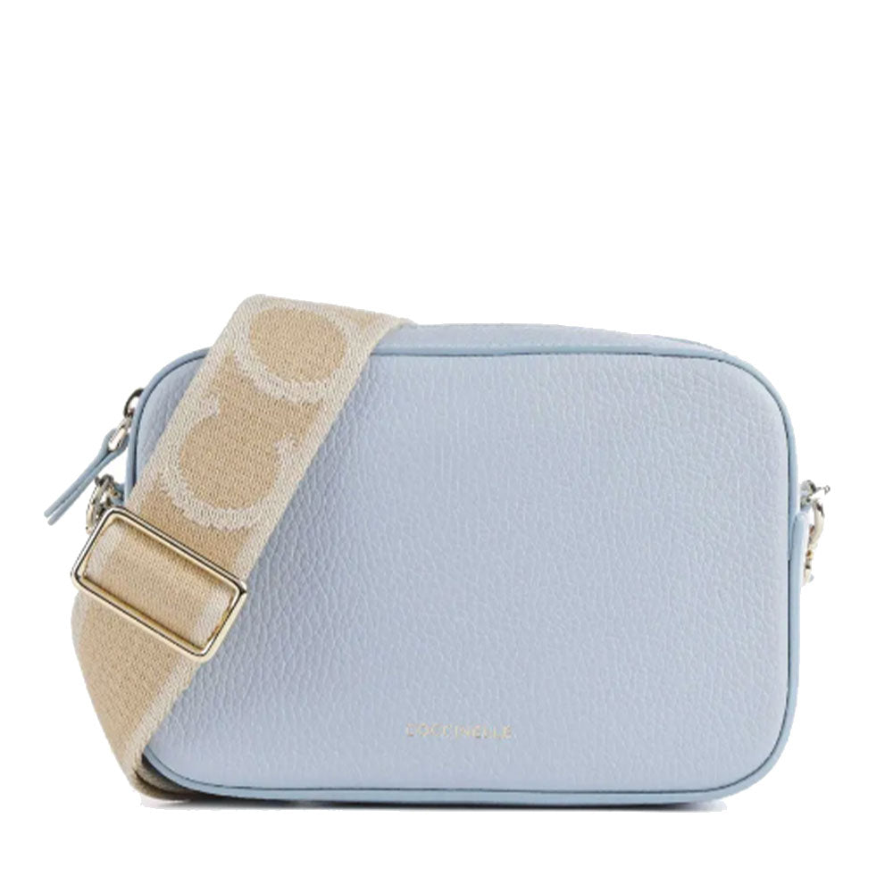 Borsa Donna a Tracolla COCCINELLE Linea Tebe Colore Mist Blue - E5MN555I101
