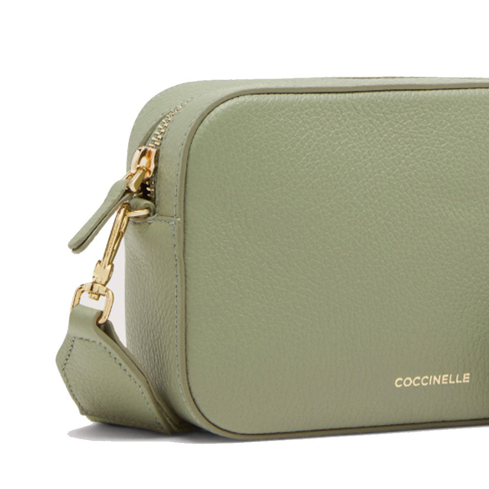 Borsa Donna a Tracolla COCCINELLE Linea Tebe Colore Greenery - E5MN555I101