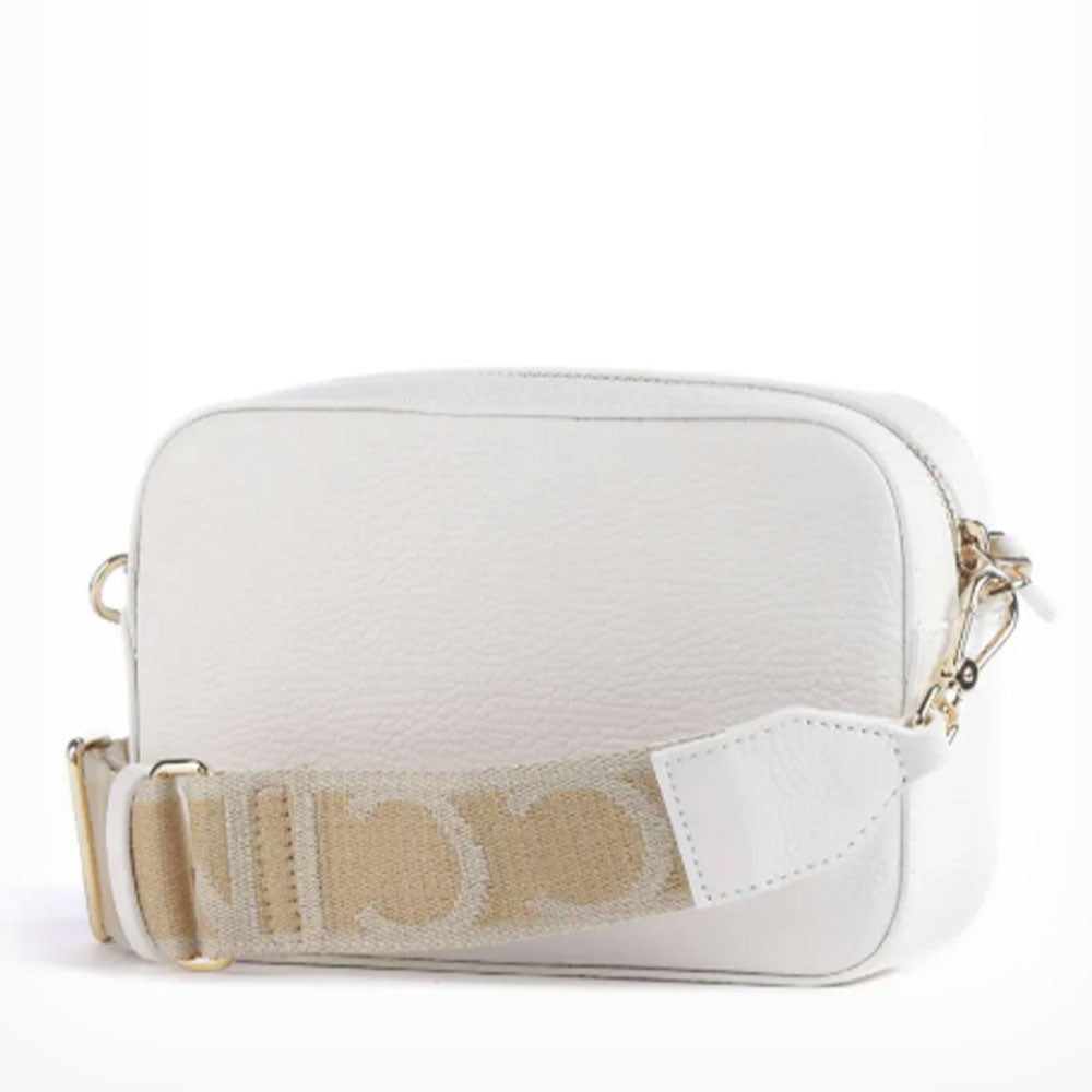Borsa Donna a Tracolla COCCINELLE Linea Tebe Colore Brillant White - E5MN555I101
