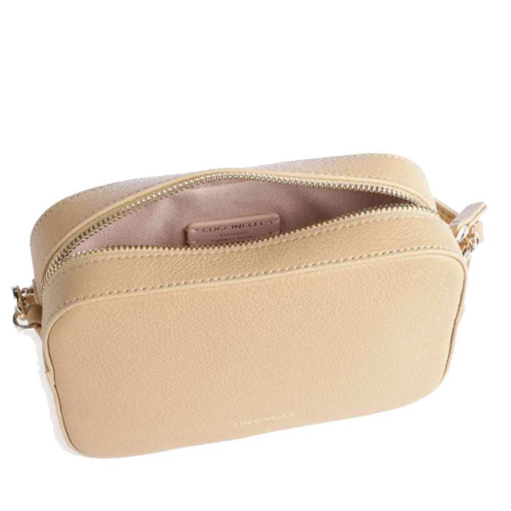 COCCINELLE Damen Schultertasche Tebe Line Fresh Beige Farbe - E5MN555I101