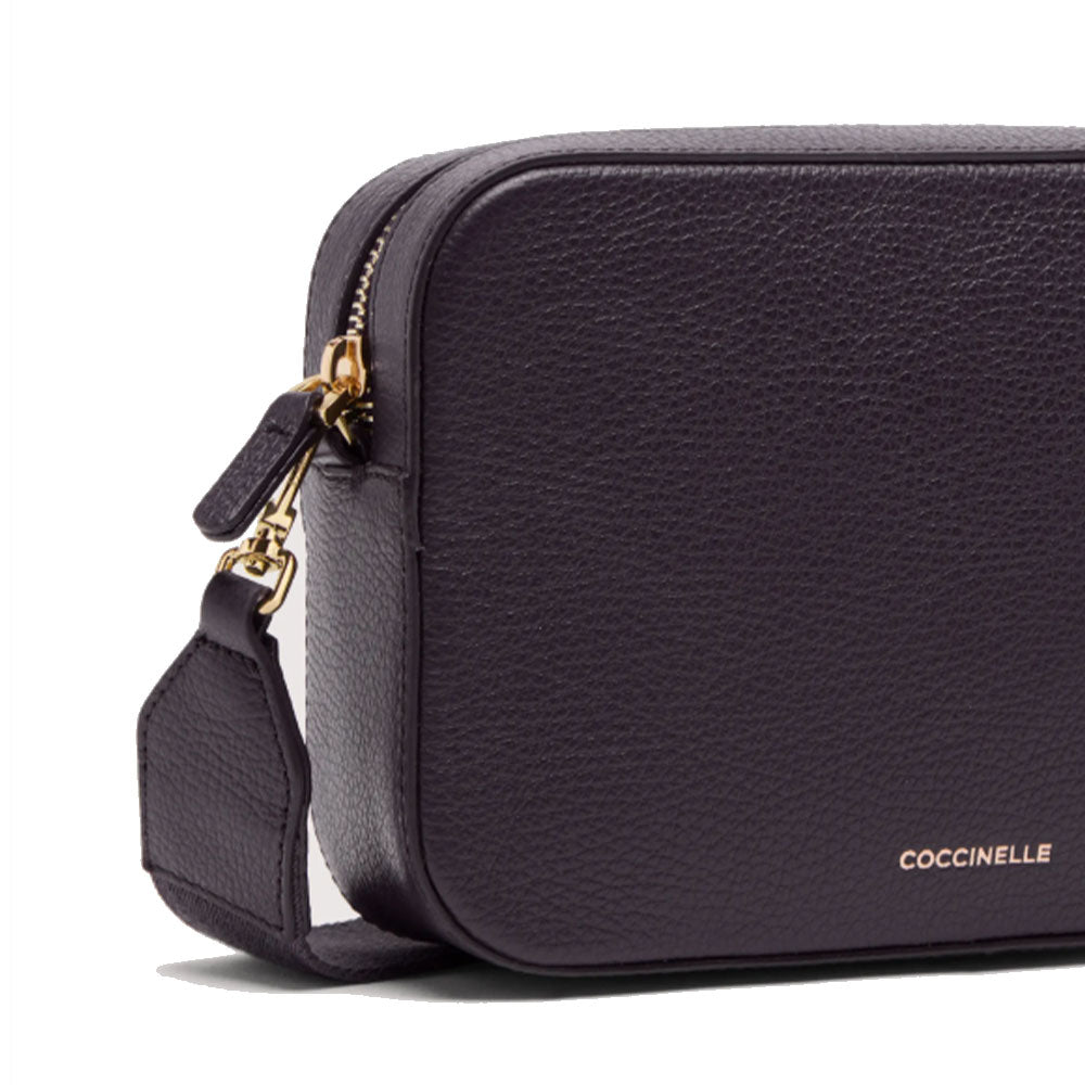 Borsa Donna a Tracolla COCCINELLE Linea Tebe Colore Prune - E5MN555I101
