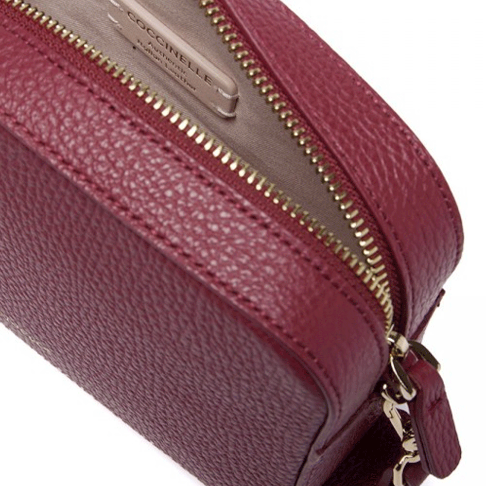 Borsa Donna a Tracolla COCCINELLE Linea Tebe Colore Ribes