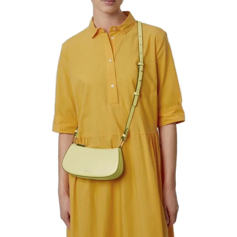 Borsa Donna a Spalla COCCINELLE in Pelle Linea Merveille Colore Lime Wash