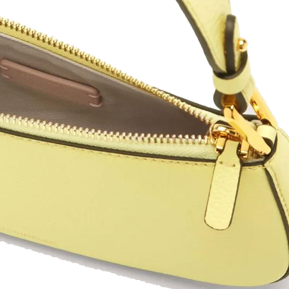 Borsa Donna a Spalla COCCINELLE in Pelle Linea Merveille Colore Lime Wash