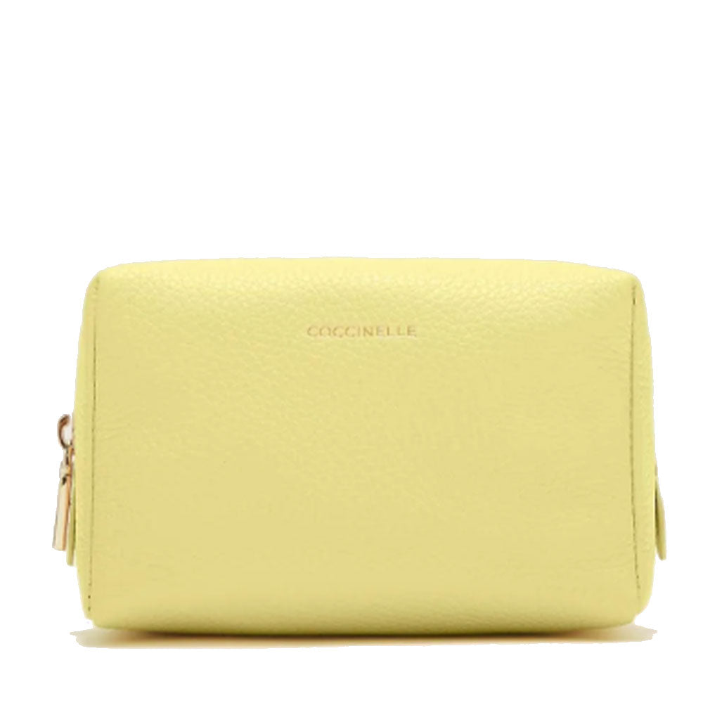 Pochette da Viaggio COCCINELLE in Pelle Lime Wash Misura Grande