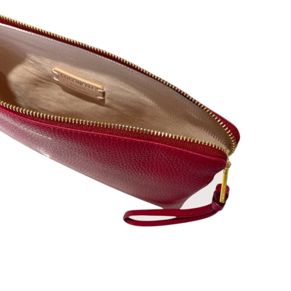 Pochette Donna COCCINELLE in Pelle Sangria Linea Alias
