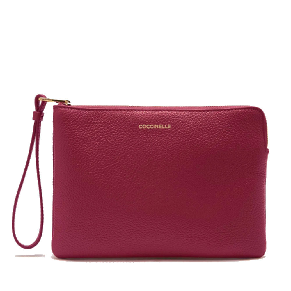 Pochette Donna COCCINELLE in Pelle Sangria Linea Alias Misura Media