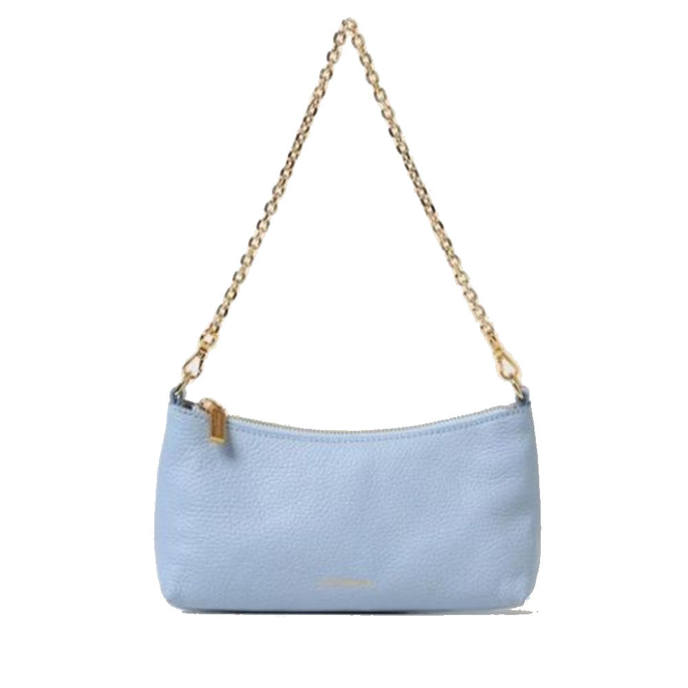 Borsa Donna a Spalla COCCINELLE in Pelle Mist Blue Linea Aura