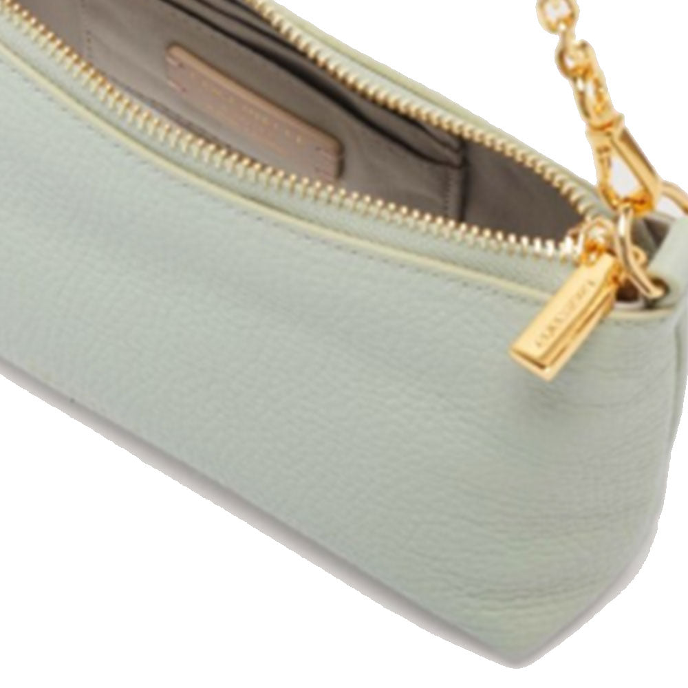 Borsa Donna a Spalla COCCINELLE in Pelle Celadon Green Linea Aura