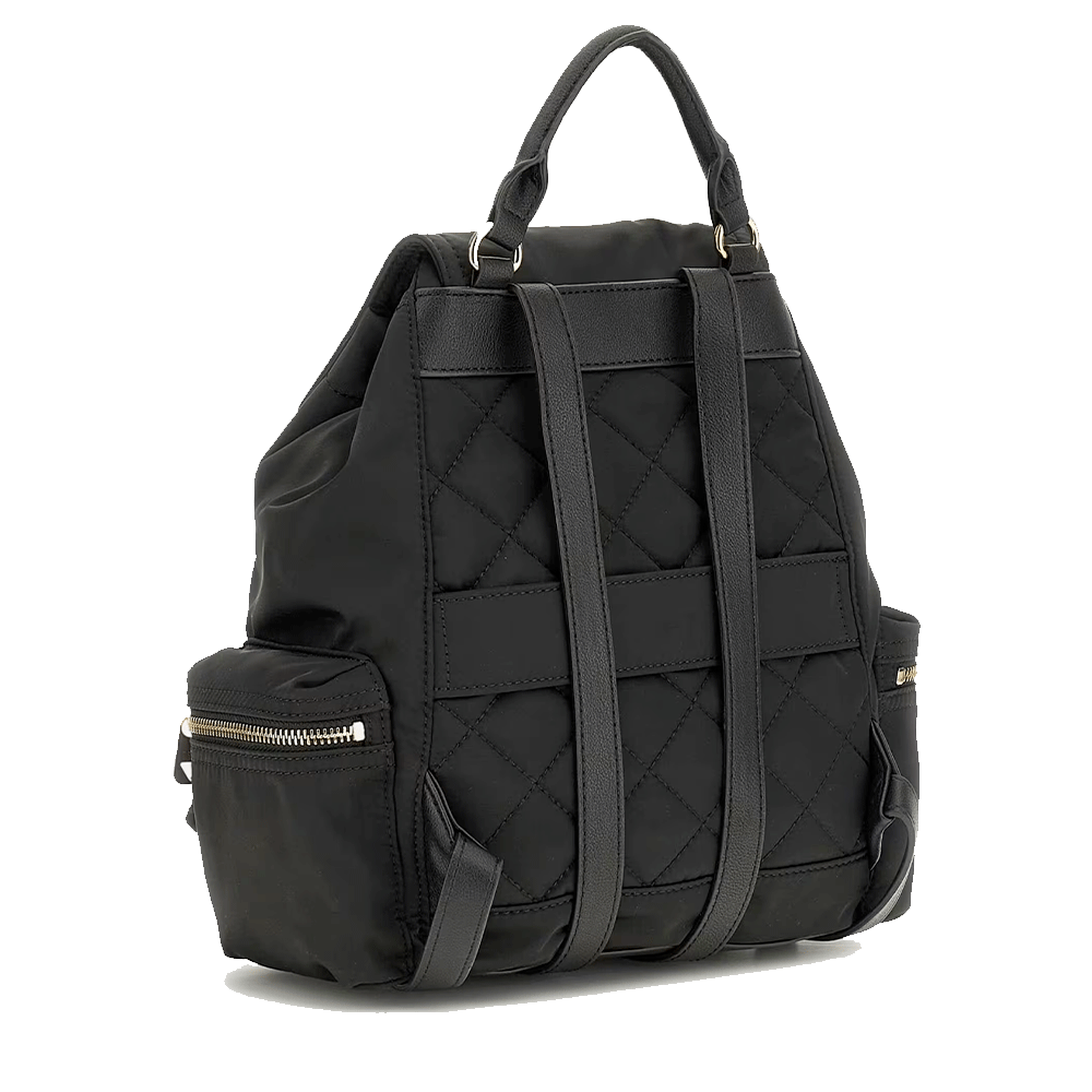 Zaino Donna GUESS Linea Eco Gemma Colore Nero Misura Piccola