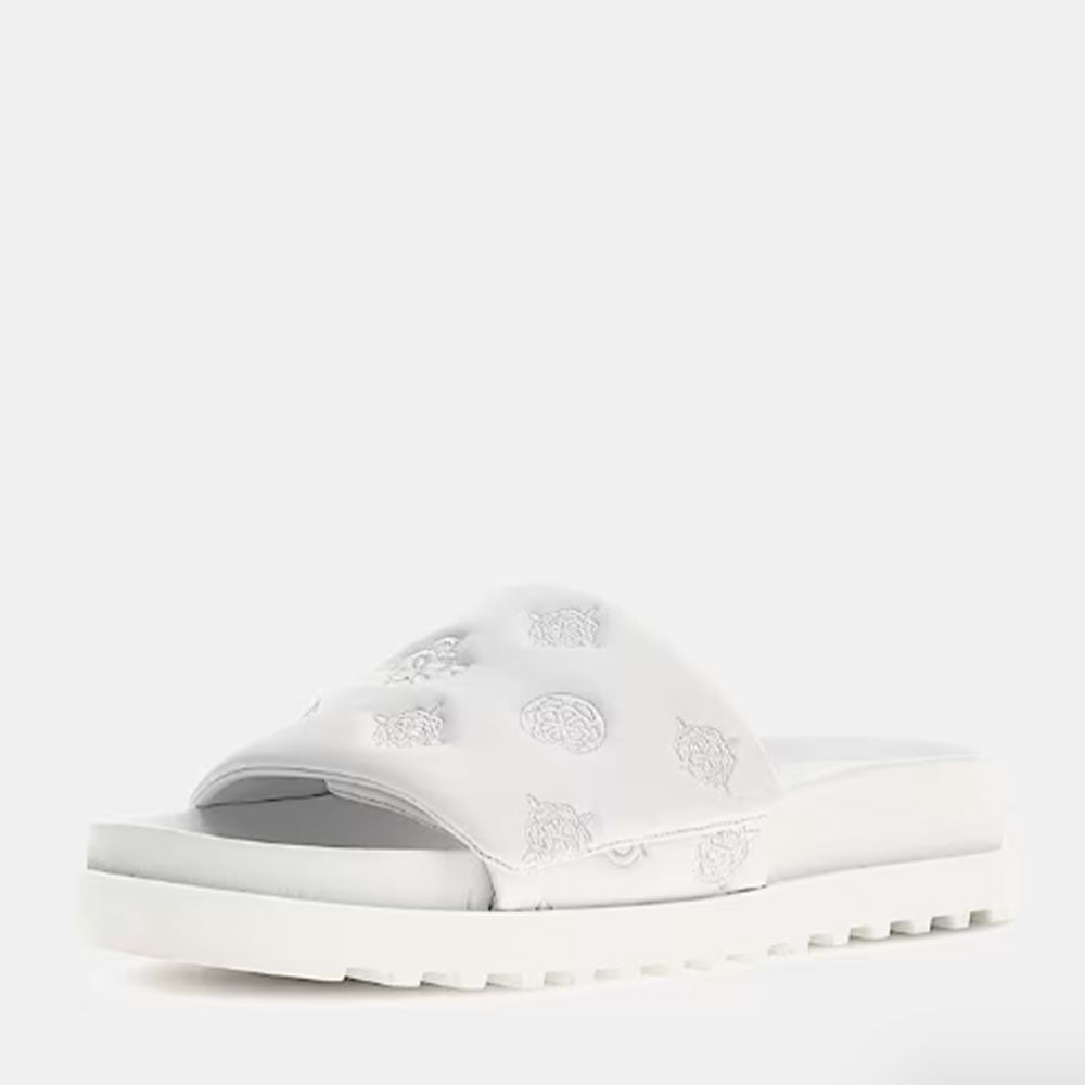 Ciabatte Donna GUESS Linea Fabio Colore White