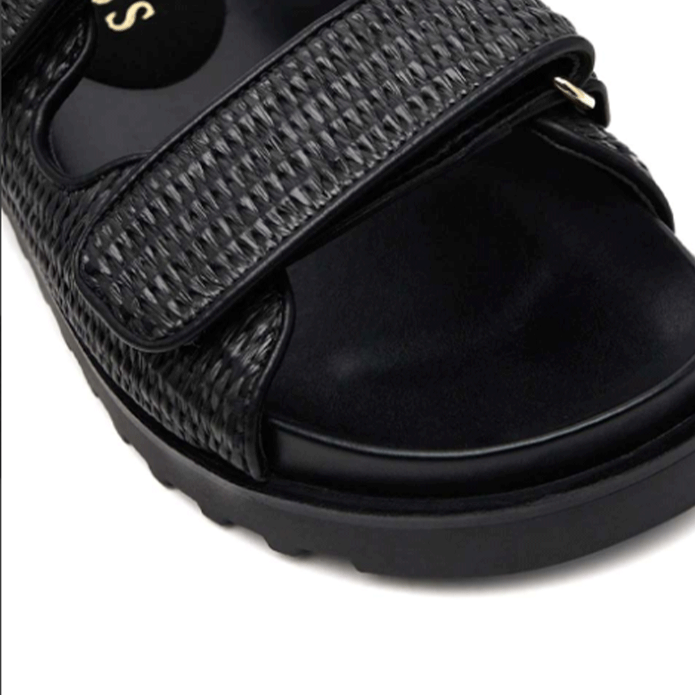 Ciabatte Donna GUESS Linea Fadelize Colore Nero con Doppia Fascia