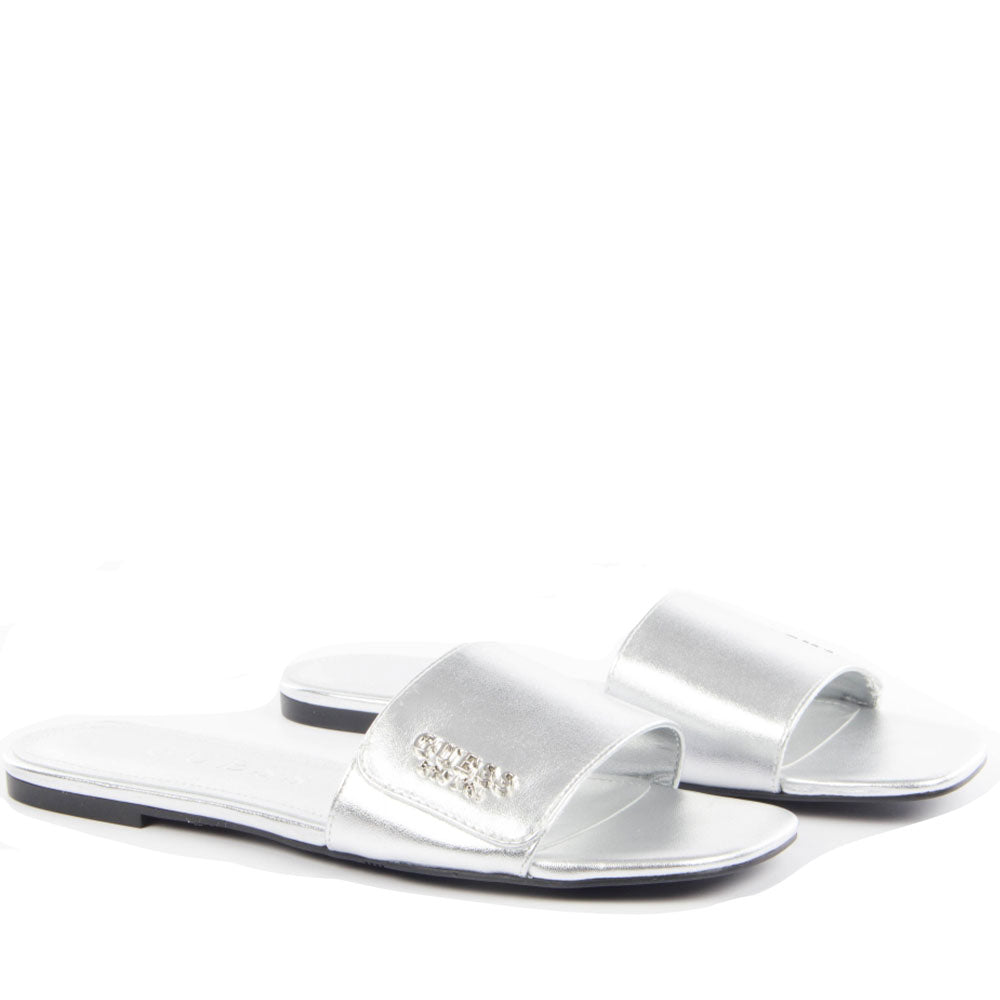 Ciabatte Donna GUESS Linea Jodalee Colore Silver