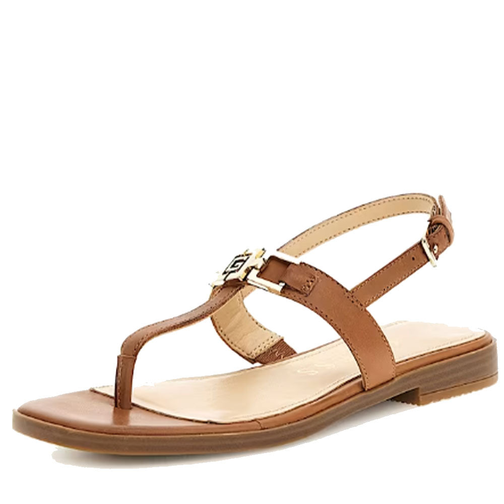 GUESS Reality Linie
Damen Flip Flop aus hellbraunem Leder