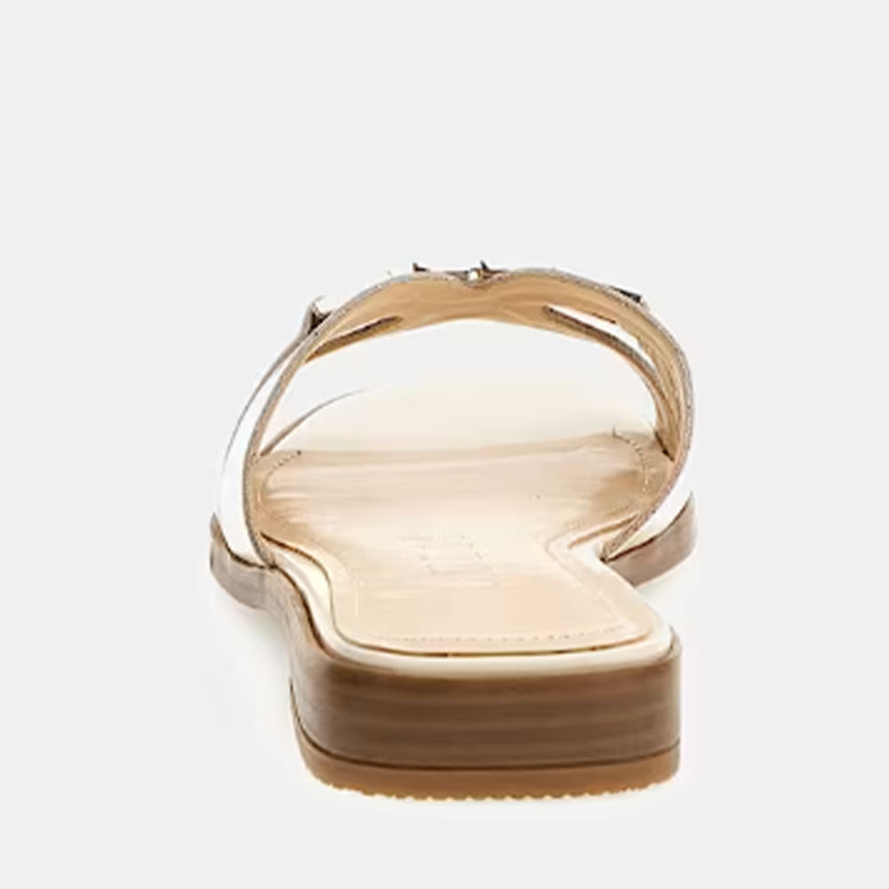 GUESS Realla Linie
Slippers aus Leder in der Farbe Creme
