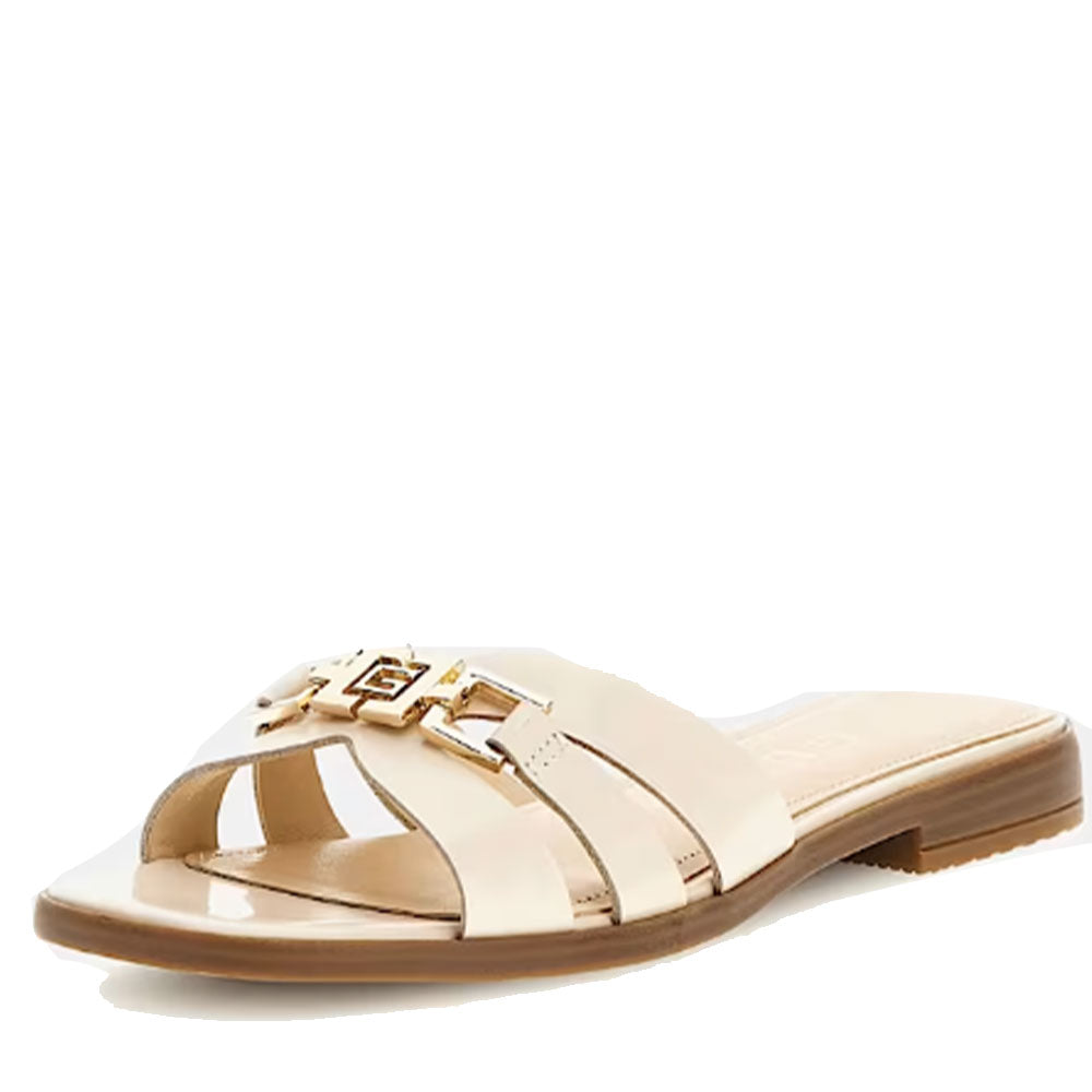 GUESS Realla Linie
Slippers aus Leder in der Farbe Creme