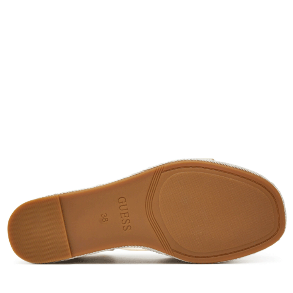 Sandali Donna GUESS con Zeppa Linea Tanvee Colore Cream - Gold
