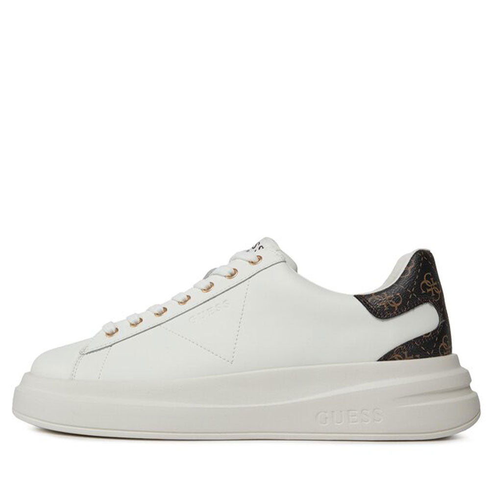 Sneakers Donna GUESS Colore White - Brown Ocra Linea Elbina