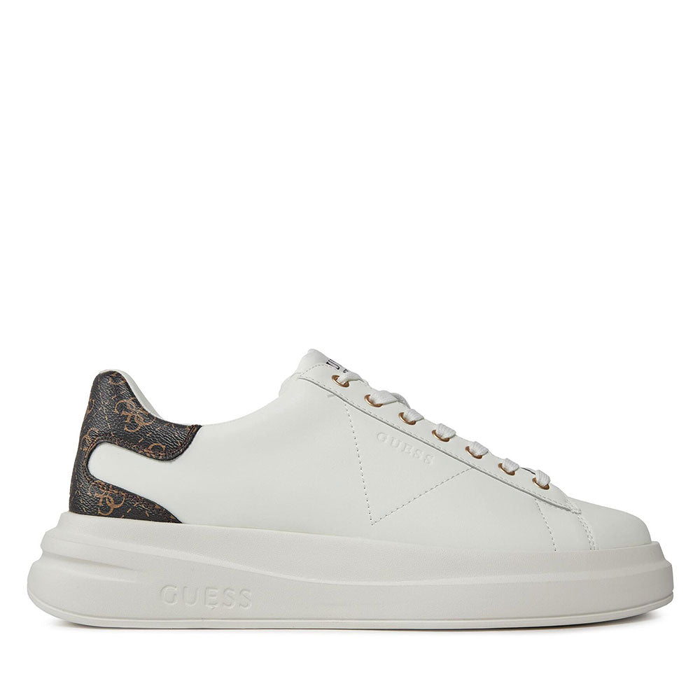 Sneakers Donna GUESS Colore White - Brown Ocra Linea Elbina