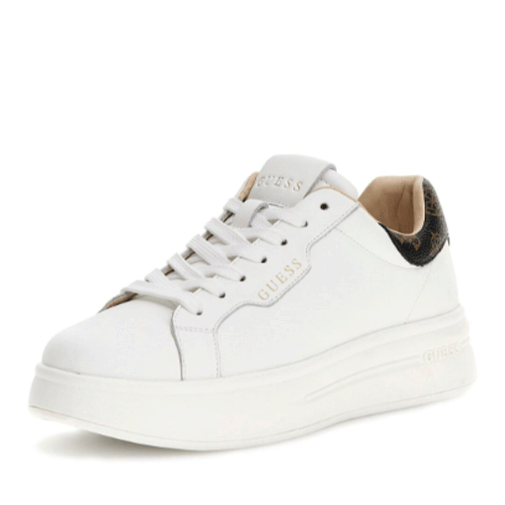Sneakers Donna GUESS Colore White - Brown Linea Winnie